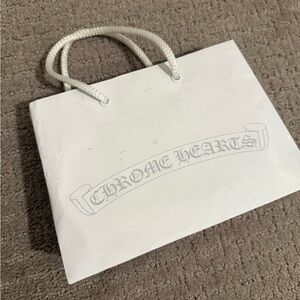 Chrome Hearts White Shopping Bag